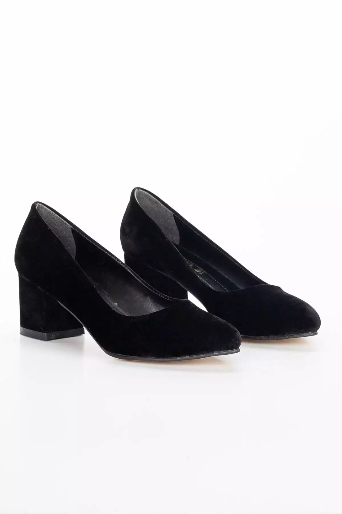 ست کیف و کفش زنانه با کفش پاشنه بلند 5 سانتیمتری چرم جیر مشکی برند La Vivien - 815857393