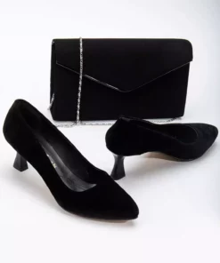 کفش استالتو پاشنه ۵ سانتی‌متری زنانه و ست کیف برند licassia - 885031811