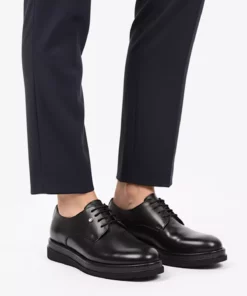 کفش کلاسیک مردانه با کفی ایوا از چرم طبیعی سبک و مشکی 361004 M برند Pierre Cardin - 988925717