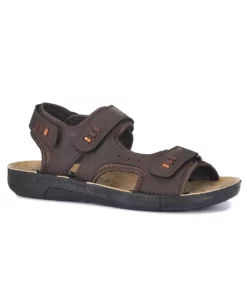 صندلهای روزمره کودک با کفی ضخیم و آناتومیک، دوخته شده و دارای بند چسبی، مناسب برای استفادههای فضای باز، تابستانی، سواحل و استخرها برند İmerShoes - 318314253